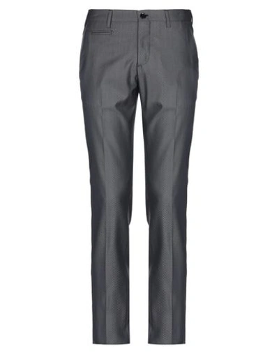 Shop Patrizia Pepe Man Pants Steel Grey Size 34 Wool, Polyester