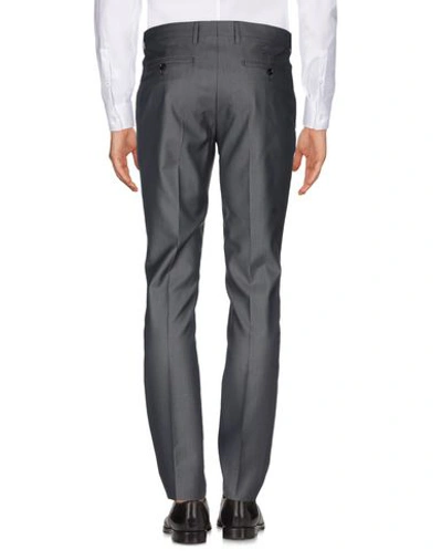Shop Patrizia Pepe Man Pants Steel Grey Size 34 Wool, Polyester