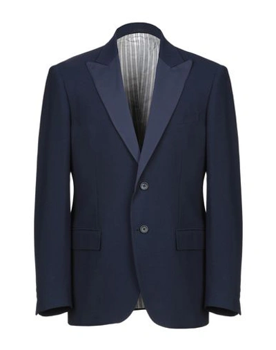 Shop Ermanno Scervino Blazer In Dark Blue