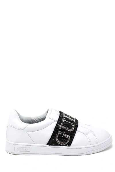 Guess White Slip On Sneakers | ModeSens