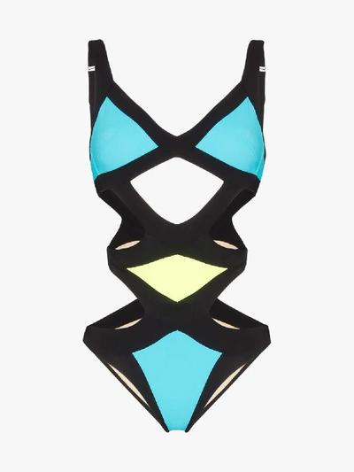 Shop Agent Provocateur Mazzy Cutout Swimsuit In Black