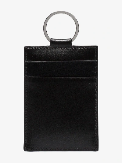 Shop Off-white Black Puffy Leather Card Holder