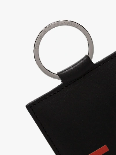 Shop Off-white Black Puffy Leather Card Holder