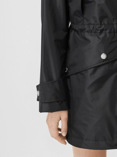 Shop Burberry Coated Nylon Hooded Parka With Detachable Gilet In Black