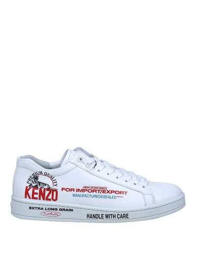 Shop Kenzo Rice Bags Tennix Sneakers In Red