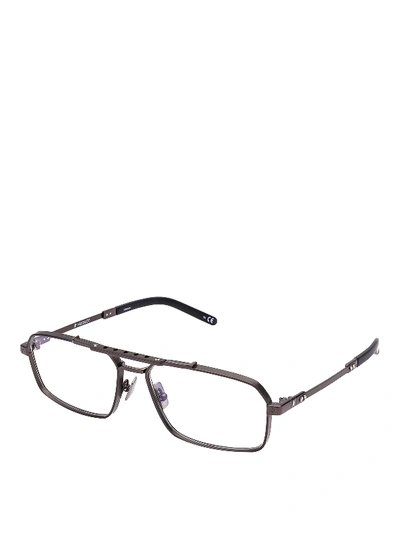 Shop Hublot Bronze Titanium Rectangular Eyeglasses