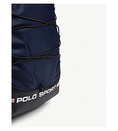 Shop Polo Ralph Lauren Nylon Backpack In Navy