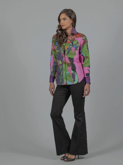 Shop Robert Graham Women's Limited Edition Sierra Shirt Size: L By  In Multicolor