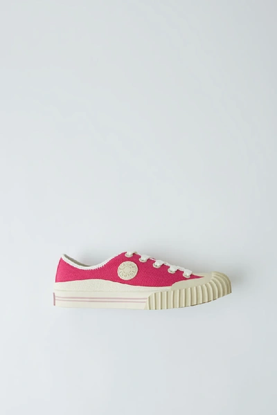 Shop Acne Studios Low Top Sneakers Fuchsia Pink