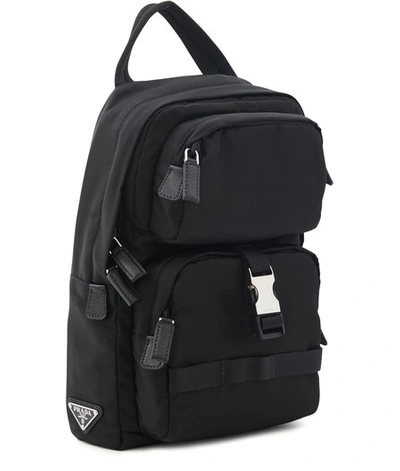 Shop Prada Backpack In Nero