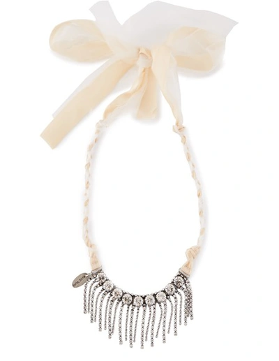 Shop Forte Forte Crystal Necklace With Fringing