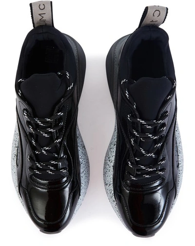 Shop Stella Mccartney Eclypse Sneakers In 1006 - Black/blk/wg/blk