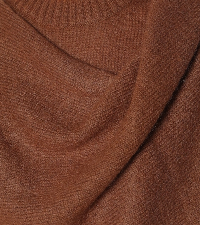 Shop Rejina Pyo Colette Mohair-blend Sweater In Brown