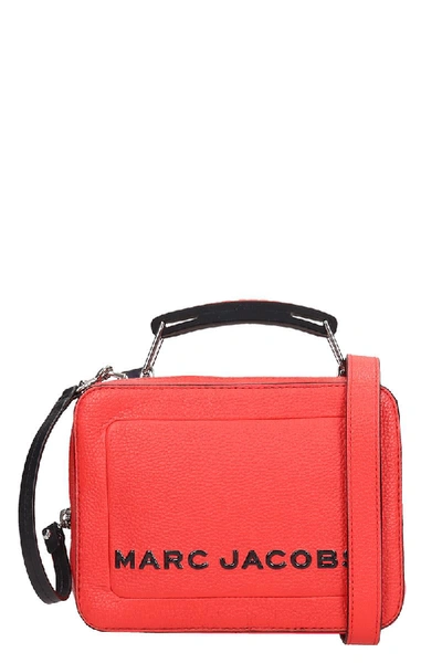 Shop Marc Jacobs The Box 20 Shoulder Bag In Red Leather