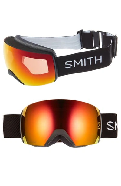 Shop Smith Skyline 205mm Special Fit Chromapop Snow Goggles In Black/ Orange