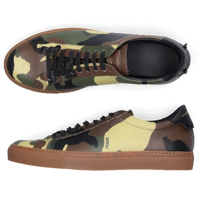 Shop Givenchy Sneakers Green Low