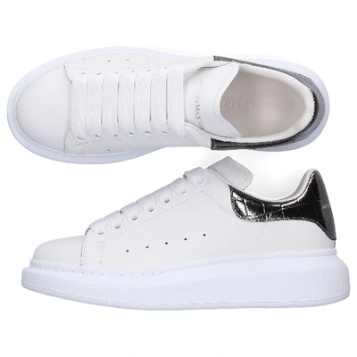 Shop Alexander Mcqueen Low-top Sneakers Larry In Grey