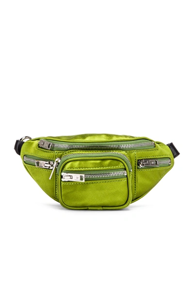 Shop Alexander Wang Attica Soft Mini Fanny Crossbody Bag In Green In Fern