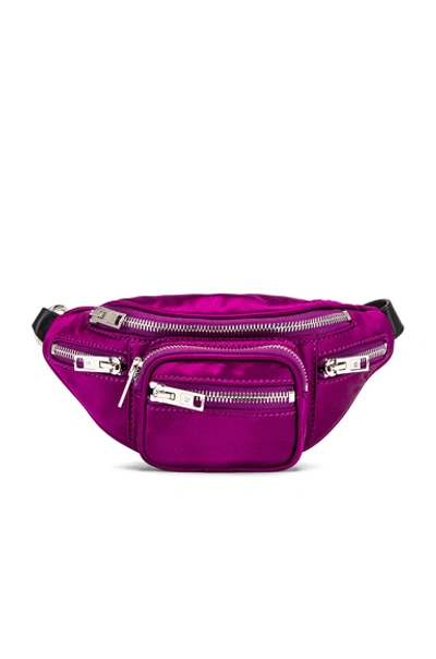 Shop Alexander Wang Attica Soft Mini Fanny Crossbody Bag In Purple