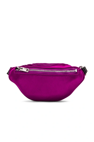 Shop Alexander Wang Attica Soft Mini Fanny Crossbody Bag In Purple