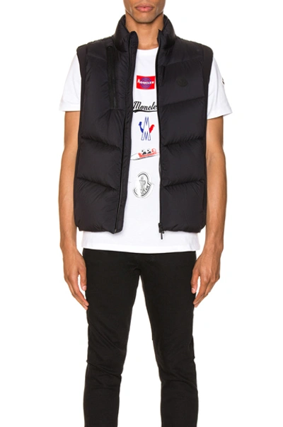 Shop Moncler Jacot Vest In Black