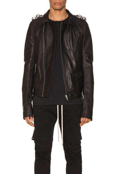 Shop Rick Owens Stooges Jacket In Black