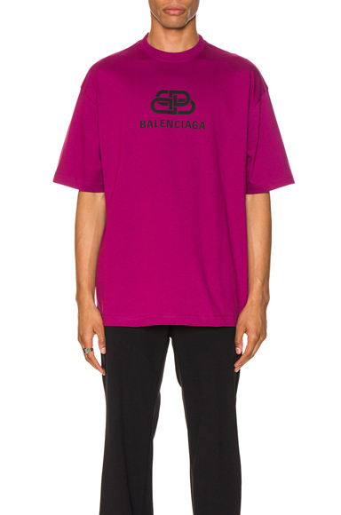 balenciaga purple t shirt