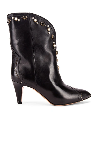 Shop Isabel Marant Dythey Boot In Black