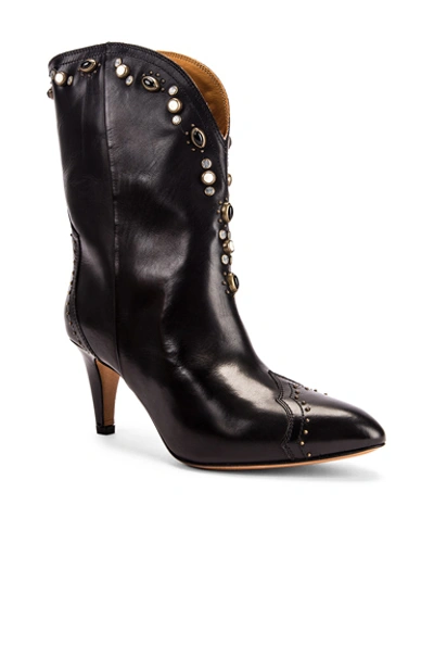 Shop Isabel Marant Dythey Boot In Black