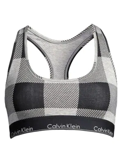 Calvin klein cheap plaid bralette