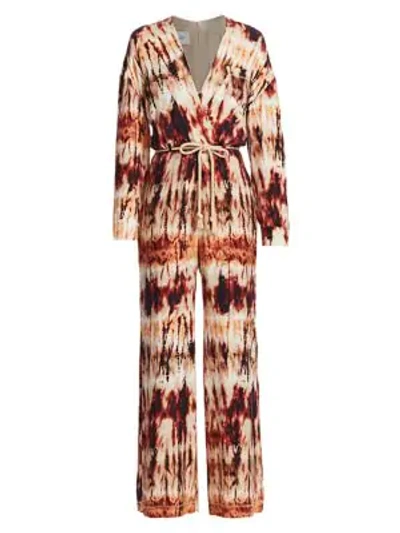 Shop Nanushka Jax Tie-dye Jumpsuit In Tie Dye Print