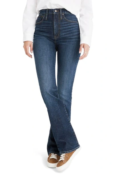 Shop Madewell Skinny Flare Jeans In Lasalle Wash