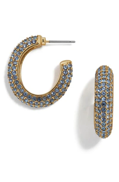 Shop Baublebar Marciella Hoop Earrings In Blue