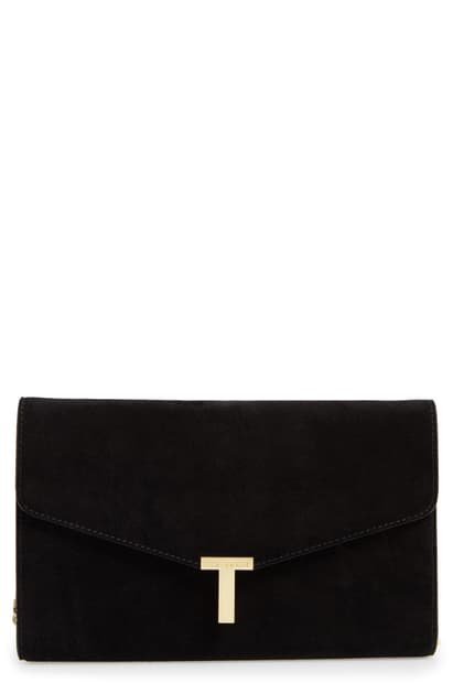 ted baker black clutch bag sale