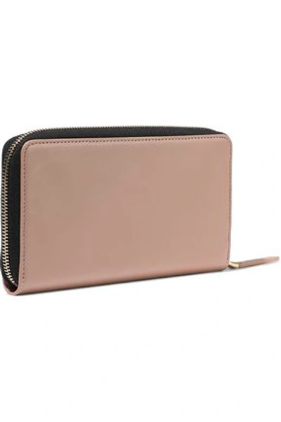 Shop Marni Woman Leather Continental Wallet Antique Rose