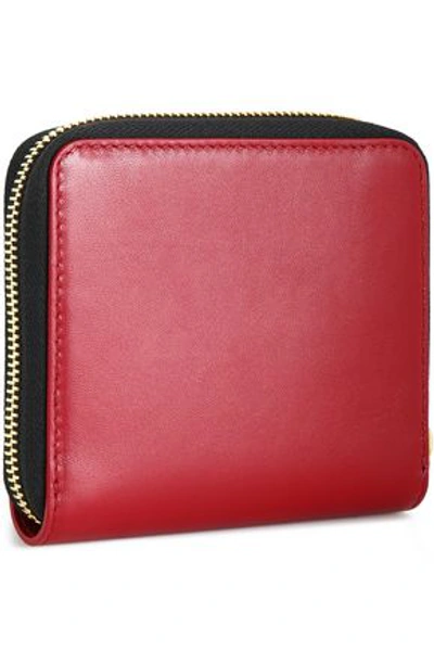 Shop Marni Woman Leather Wallet Claret