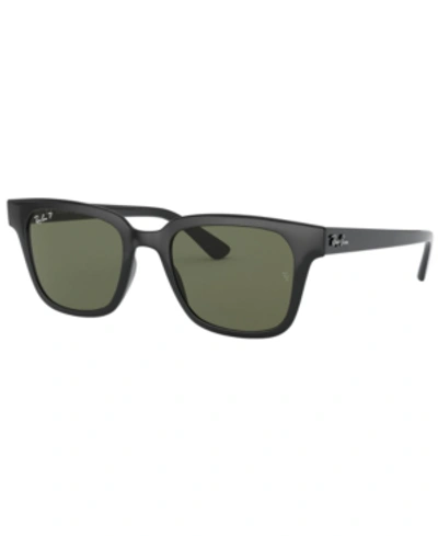 Shop Ray Ban Ray-ban Polarized Sunglasses, Rb4323 51 In Black/dark Green Polar