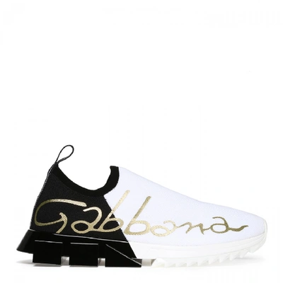 Shop Dolce & Gabbana Sorrento Sneakers In White