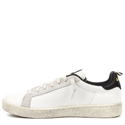 Shop Lotto Leggenda White Autograph Leather Sneaker In Neutrals