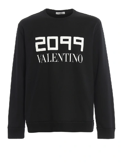 Shop Valentino 2099  Print Sweatshirt In Black
