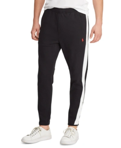 Shop Polo Ralph Lauren Men's Big & Tall Soft Cotton Active Jogger Pants In Black