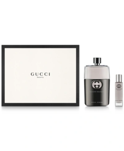 Shop Gucci Men's 2-pc. Guilty Pour Homme Eau De Toilette Gift Set