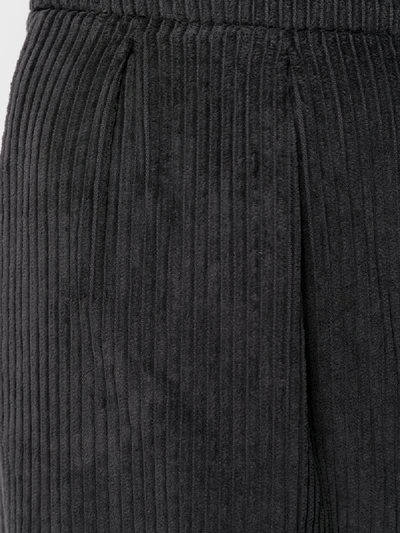 Shop Bellerose Corduroy Wide-leg Trousers In Black