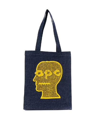 Shop A.p.c. Coddy Tote In Blue