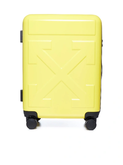 Shop Off-white Luggage In Yellow