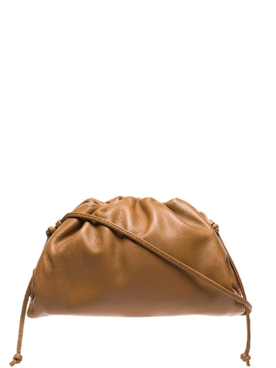 Shop Bottega Veneta The Mini Pouch Bag In Brown