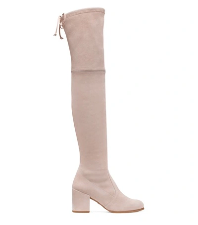 Shop Stuart Weitzman The Tieland Boot In Dolce Stretch Suede