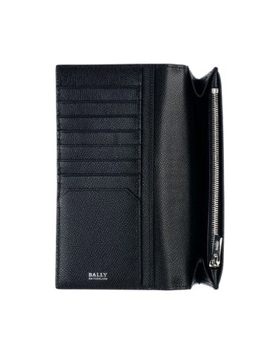 Shop Bally Man Wallet Black Size - Soft Leather