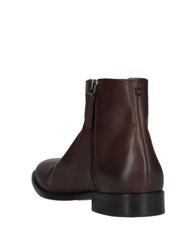 Shop Raparo Ankle Boots In Dark Brown