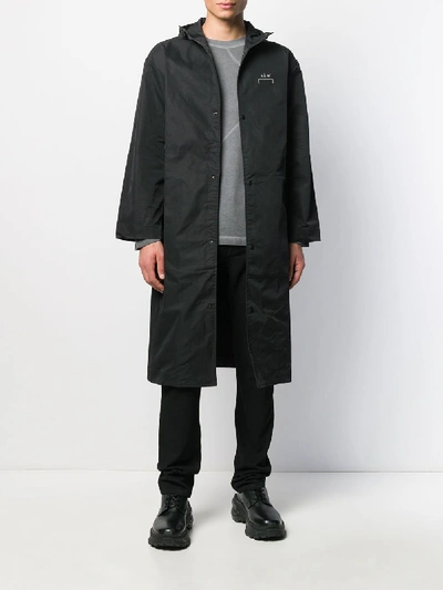 Shop A-cold-wall* Long Coat In Black